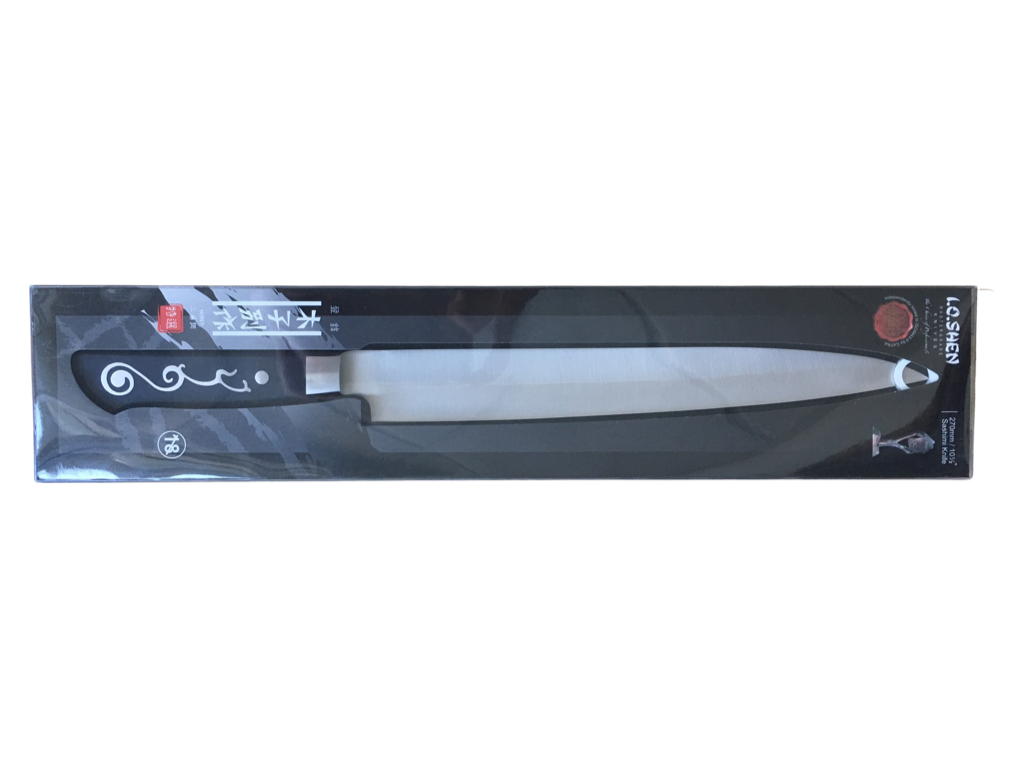 Japanese Sashimi Knife - 10 ¾" / 270 mm. 3033 Right  Handed-I.O. SHEN Master Grade Handcraft Laminated (Copy)
