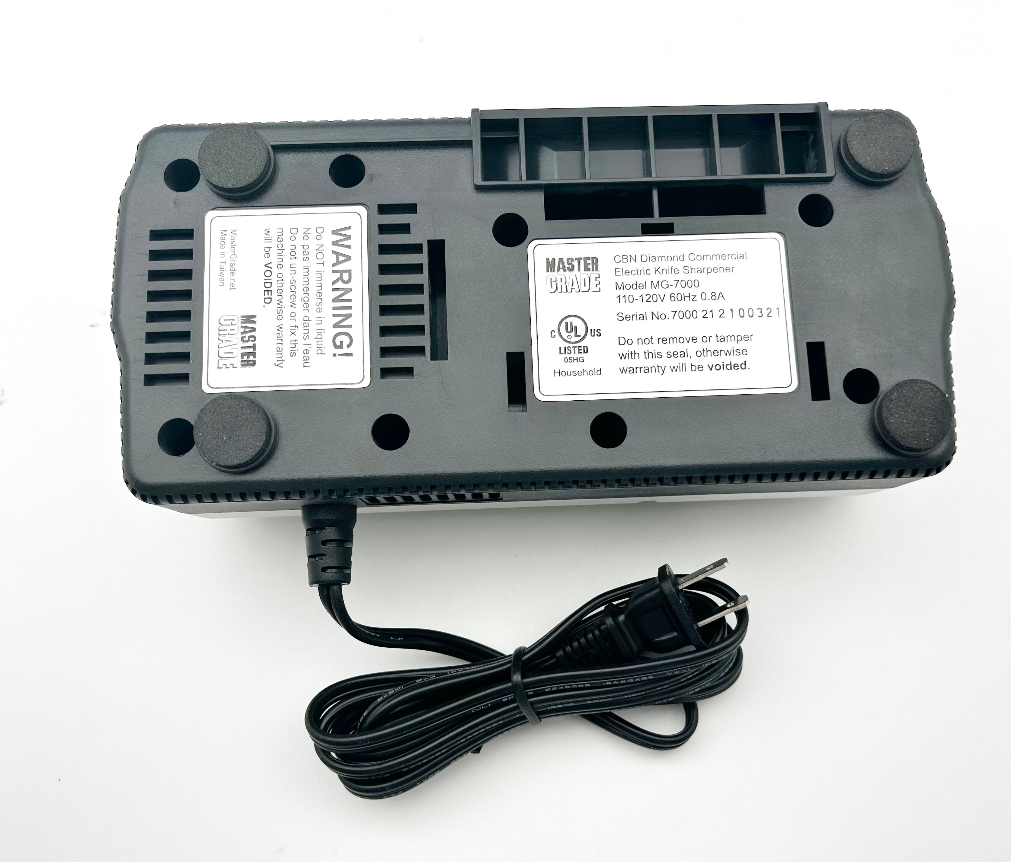 Rhino Commercial Knife Sharpener CBN Diamond Commercial Sharpener. MG-7000