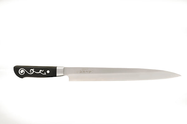 I.O. SHEN Master Grade Handcraft Laminated Scimitar Knife - 12" / 300 mm Specialist Chef Knife