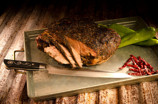 I.O. SHEN Master Grade Handcraft Laminated Scimitar Knife - 12" / 300 mm Specialist Chef Knife