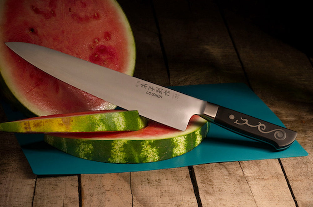 I.O. SHEN Master Grade Handcraft Laminated Japanese Suraisu Slicer Chef Knife - 11" / 280 mm