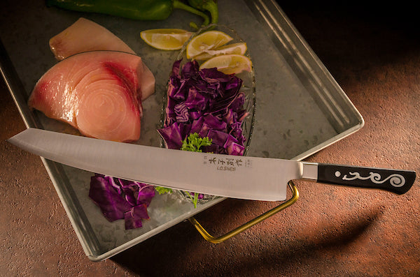 I.O. SHEN Master Grade Handcraft Laminated Chef Knife Carving Knife - 9" / 230 mm