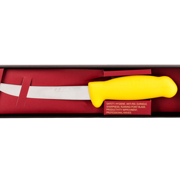 6" Trimming Butcher Chef Knife; F-J2-0415-KP  Yellow Handle with 420plus Stainless Steel Knife (Blade HRC approx. 48ª)
