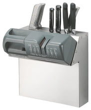 Knife Sharpener Mounting Unit KS-5000 Stainless Knife Station Master Grade Commercial , UK Navy Spec.