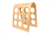 Wine Rack  FU-3505 European Design Bordeaux 9-bottle Modular Hardwood ,Philippine Mahogany.