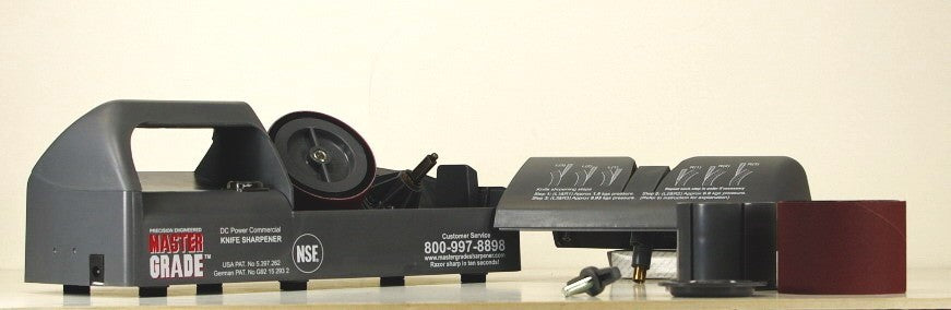 Electric Knife Sharpener MG-1001 -DC POWER  HD  - 110V NSF and UL Commercial Certified.
