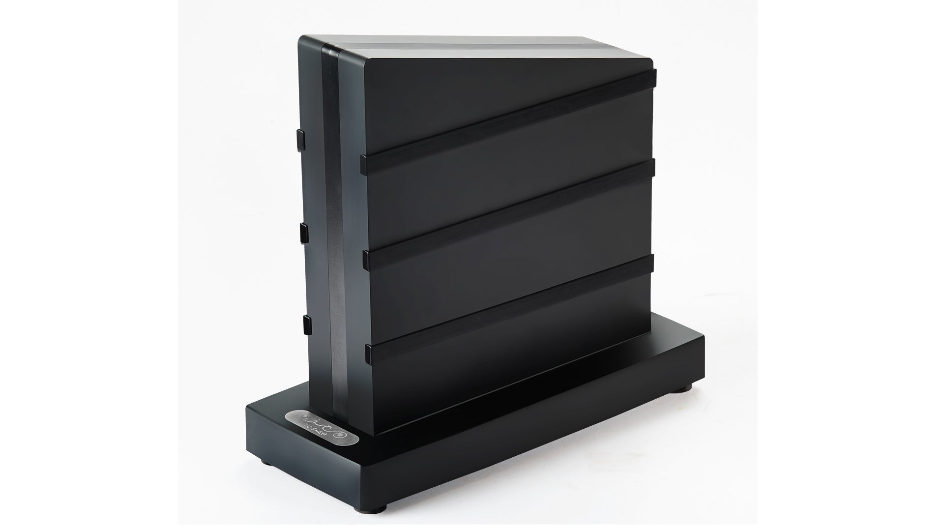 White Corundum Ceramic Rod with 2 stripes Impact-resistant Knife Sharpener Mohs 9, Length 11" Diameter 0.7"