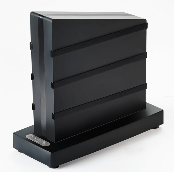 White Corundum Ceramic Rod with 2 stripes Impact-resistant Knife Sharpener Mohs 9, Length 11" Diameter 0.7"