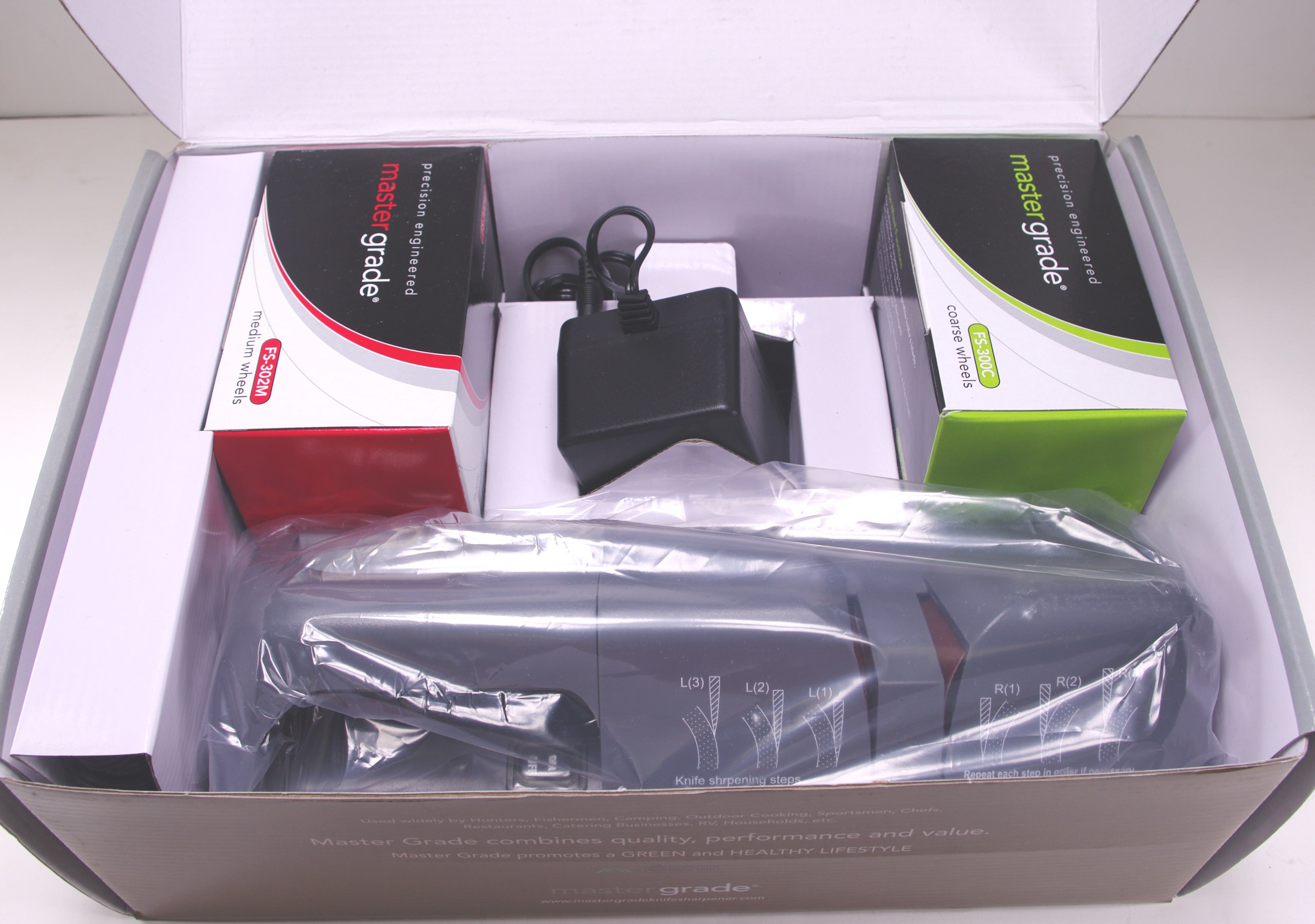 Electric Knife Sharpener MG-1001 -DC POWER  HD  - 110V NSF and UL Commercial Certified.