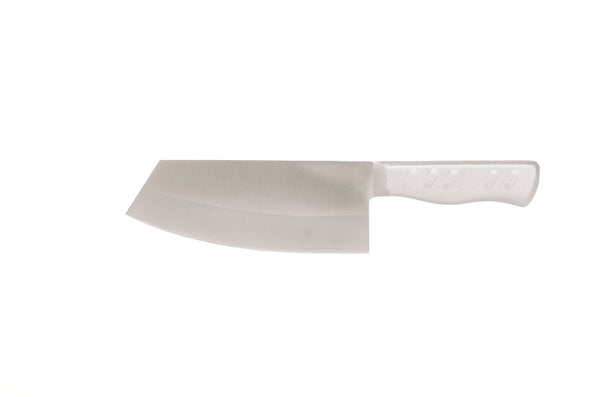 Chef Knife 7" steel handle; R-606 3-layer High Speed Stainless Steel Knife (center layer HRC 62°, outer layer 5°-10°)