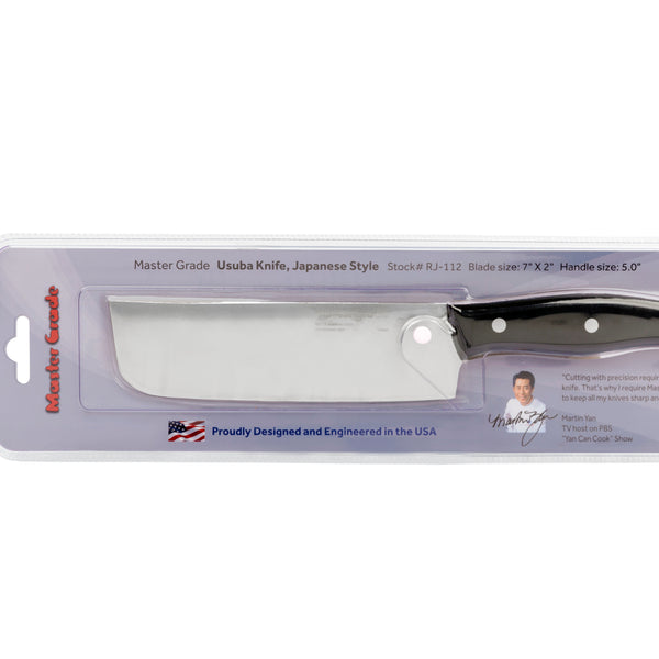 Gaya Jepang - Usuba 7"; Pisau Baja Tahan Karat 420-J (kekerasan pisau rockwell 48°) RJ-112 