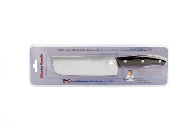 Gaya Jepang - Usuba 7"; Pisau Baja Tahan Karat 420-J (kekerasan pisau rockwell 48°) RJ-112 