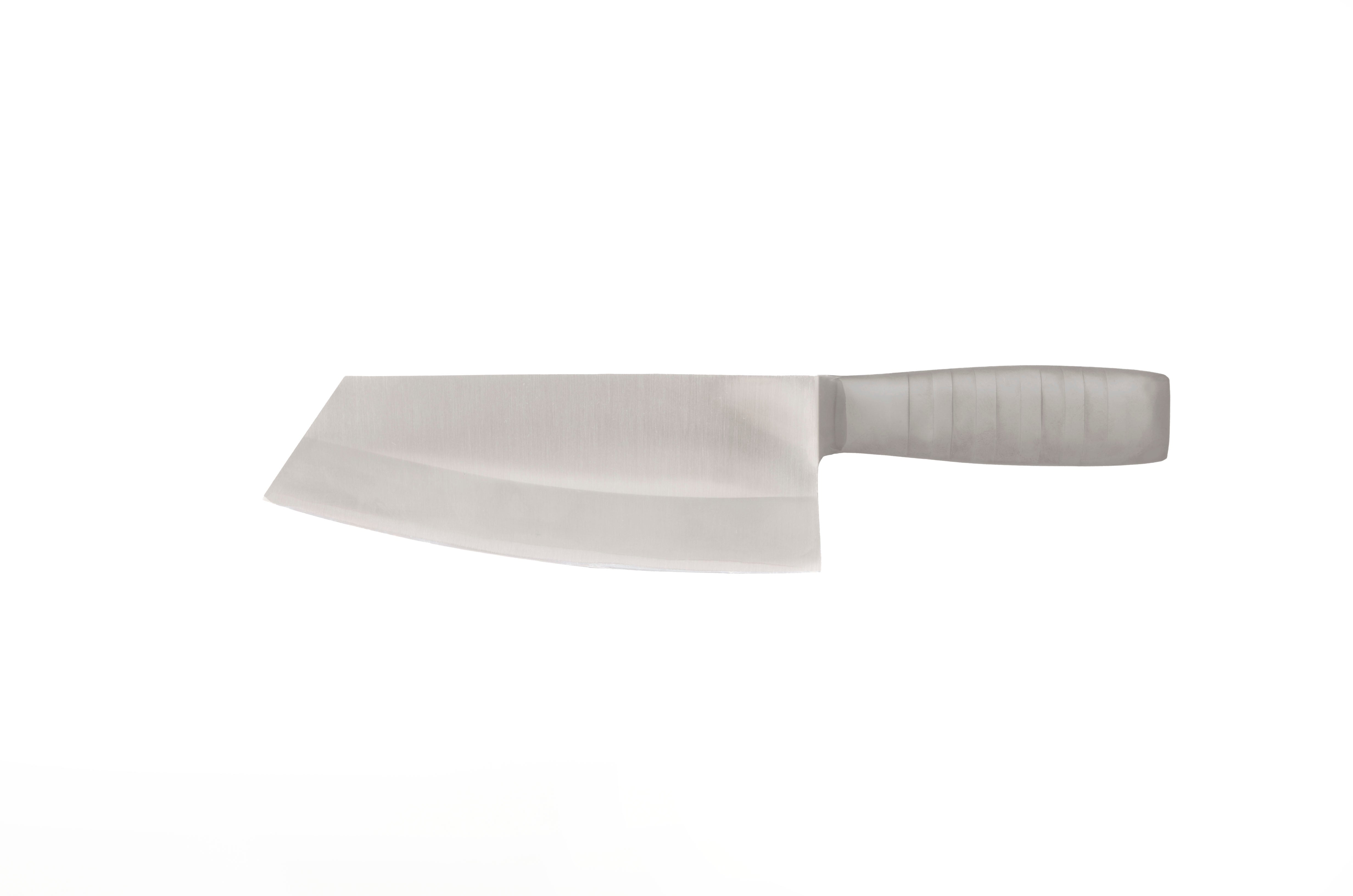 Chef Knife 7" steel handle; R-605  3-layer High Speed Stainless Steel Knife (center layer HRC 62°, outer layer 5°-10°)