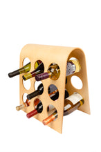 Wine Rack  FU-3505 European Design Bordeaux 9-bottle Modular Hardwood ,Philippine Mahogany.